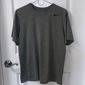 GRAY DRI-FIT NIKE SHIRT